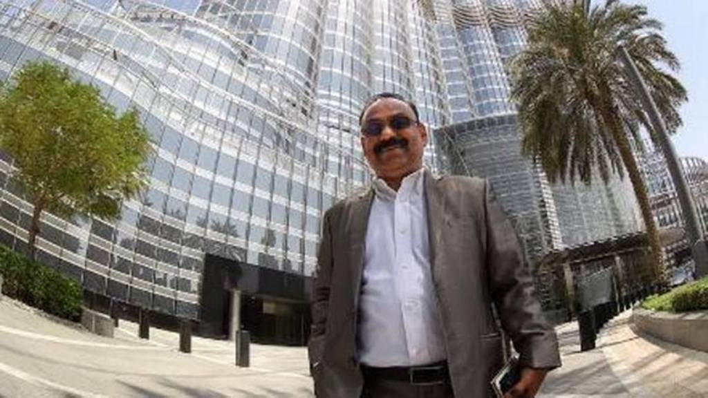 George V. Nereaparambil at Burj Khalifa